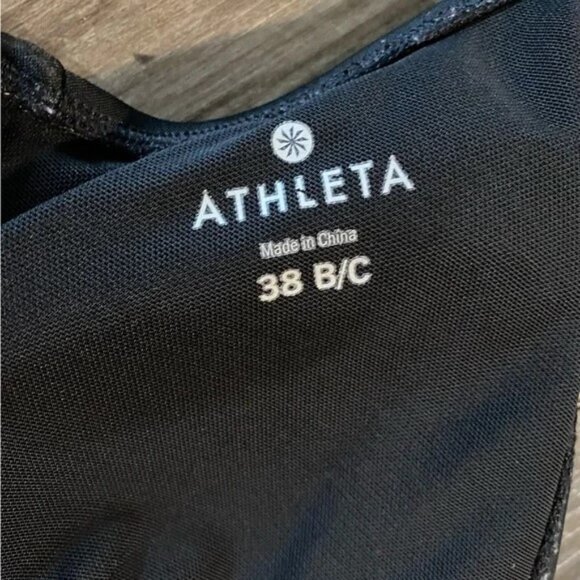 Athleta Black Halter Swim Dress - Picture 2 of 4